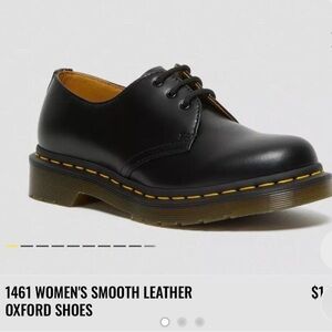 BRAND NEW DOC MARTENS 1461 SMOOTH LEATHER OXFORD SHOES